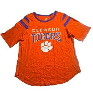 Clemson Tigers G-III 4Her Women’s XL Orange Purple NCAA Football T-Shirt